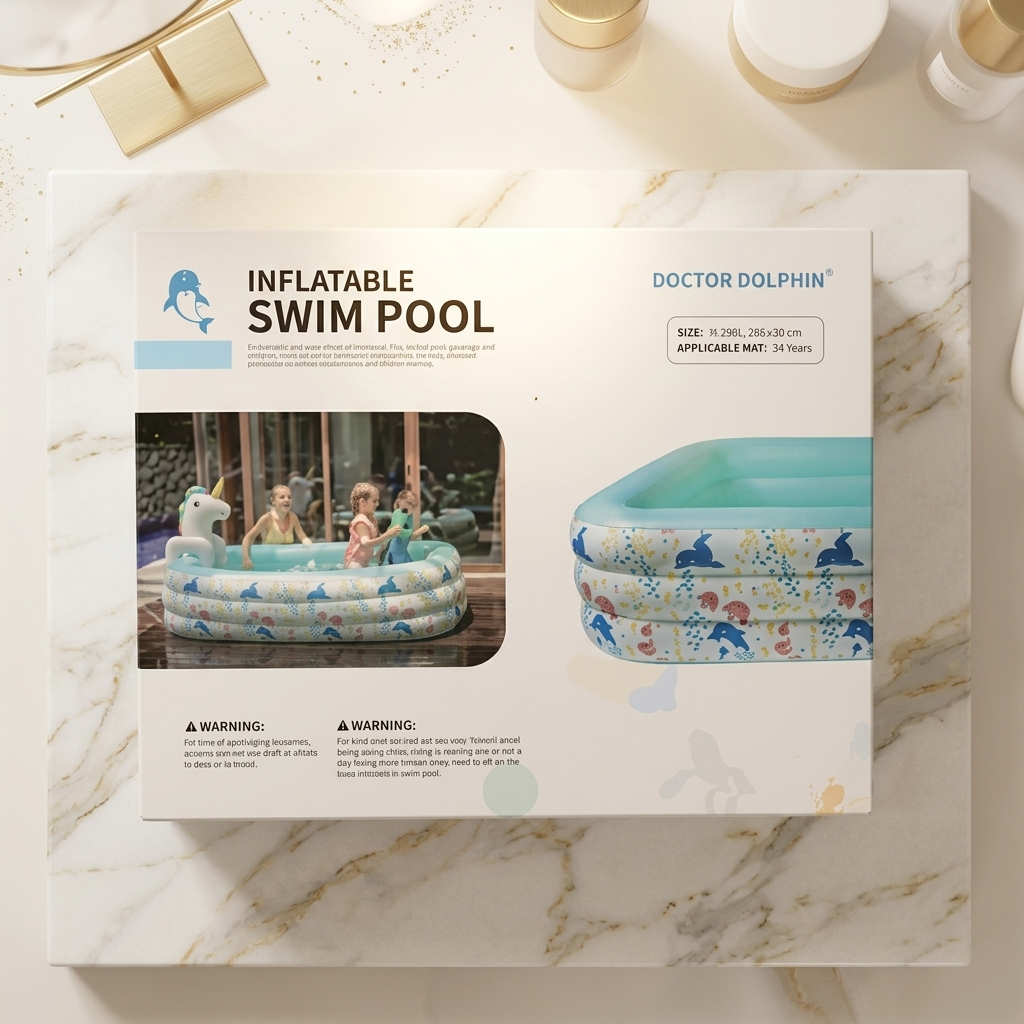 Piscina Hinchable Doctor Dolphin 240x165cm