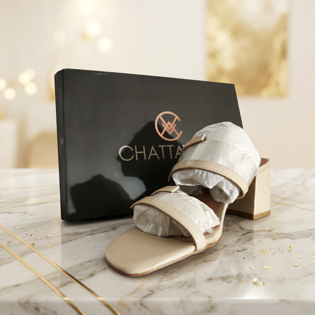 Chattawak Lupin · Sandalias de Tacón Beige — Talla 39 - miniatura 2