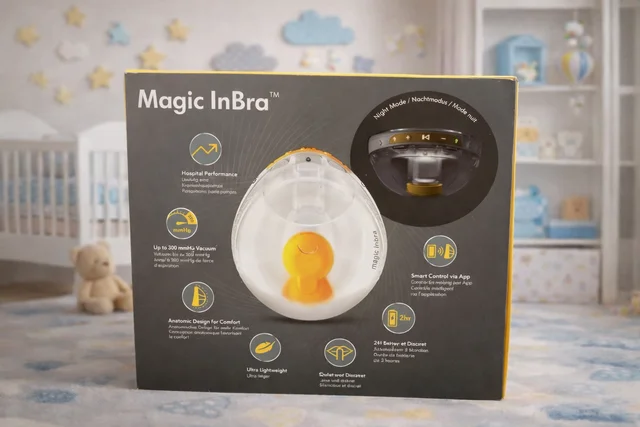 Medela Magic InBra Sacaleches Eléctrico Doble — Manos Libres con FluidFeel y App - miniatura 3