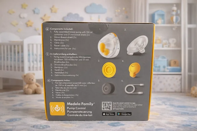 Medela Magic InBra Sacaleches Eléctrico Doble — Manos Libres con FluidFeel y App - miniatura 4