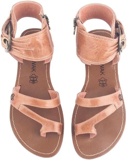 Chattawak Pensée Camel · Sandalia Plana con Anillo — Talla 41 - miniatura 4