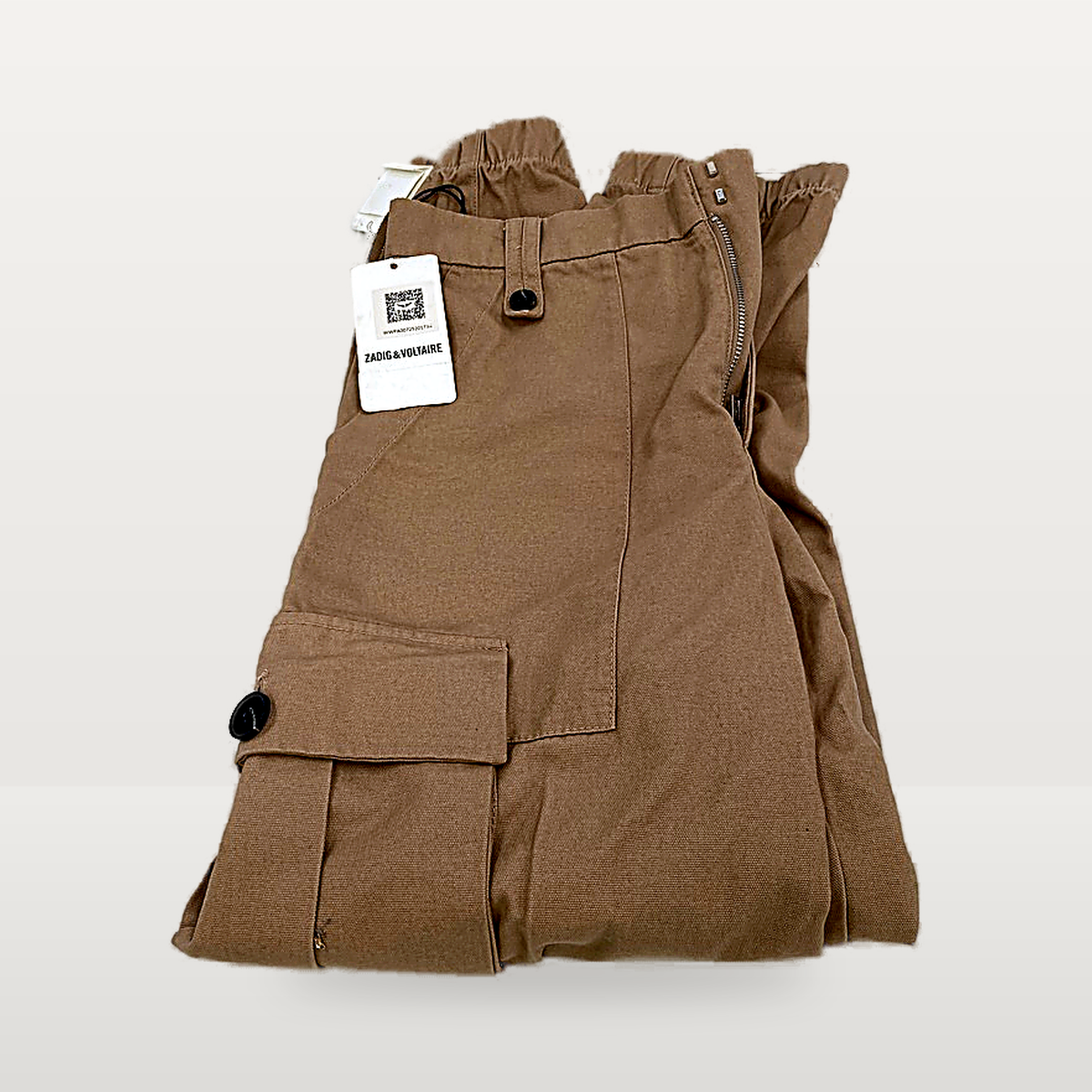 Zadig & Voltaire · Pantalón marrón, talla 34
