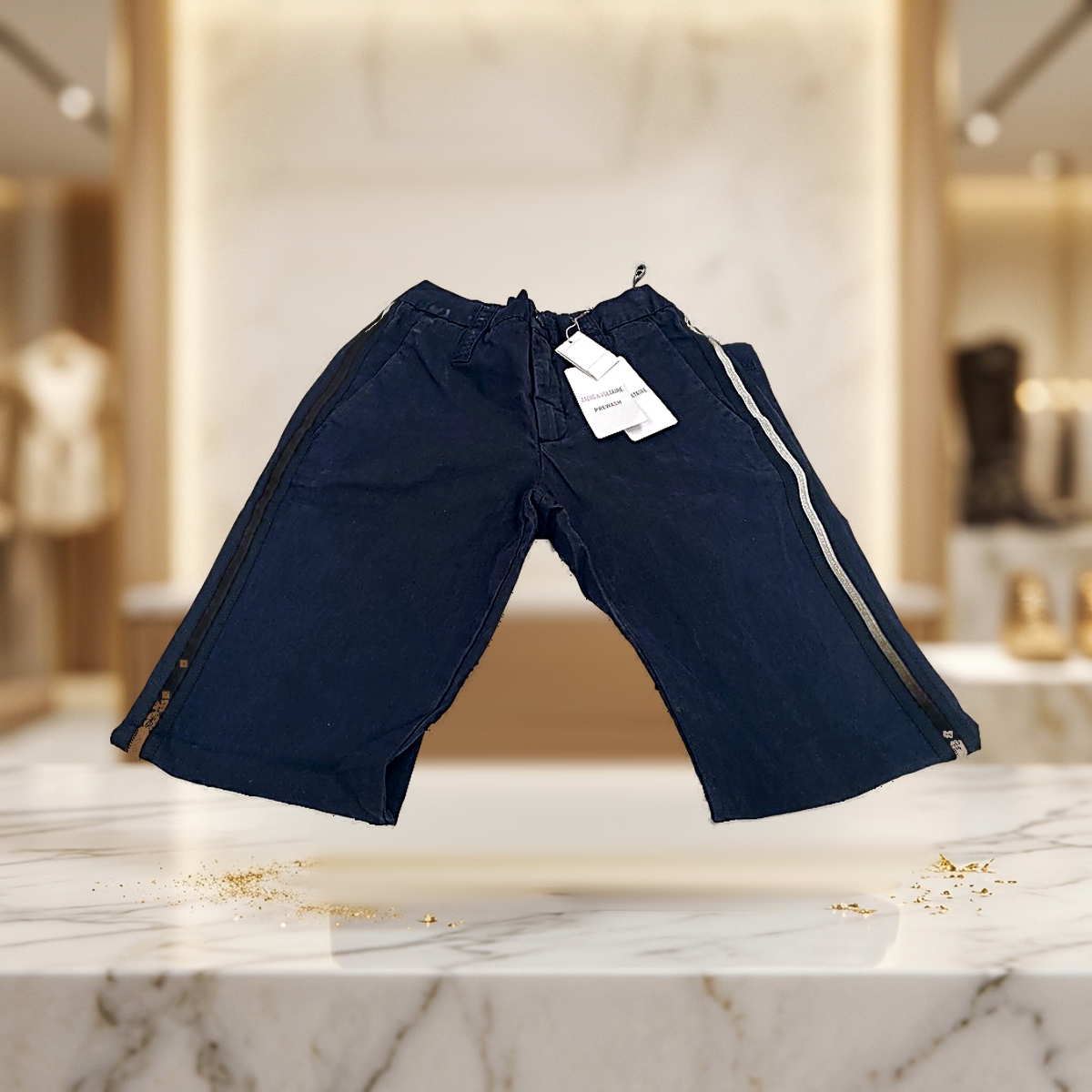 Zadig & Voltaire · Pantalón Pomelo Mili Azul Marino, talla 36