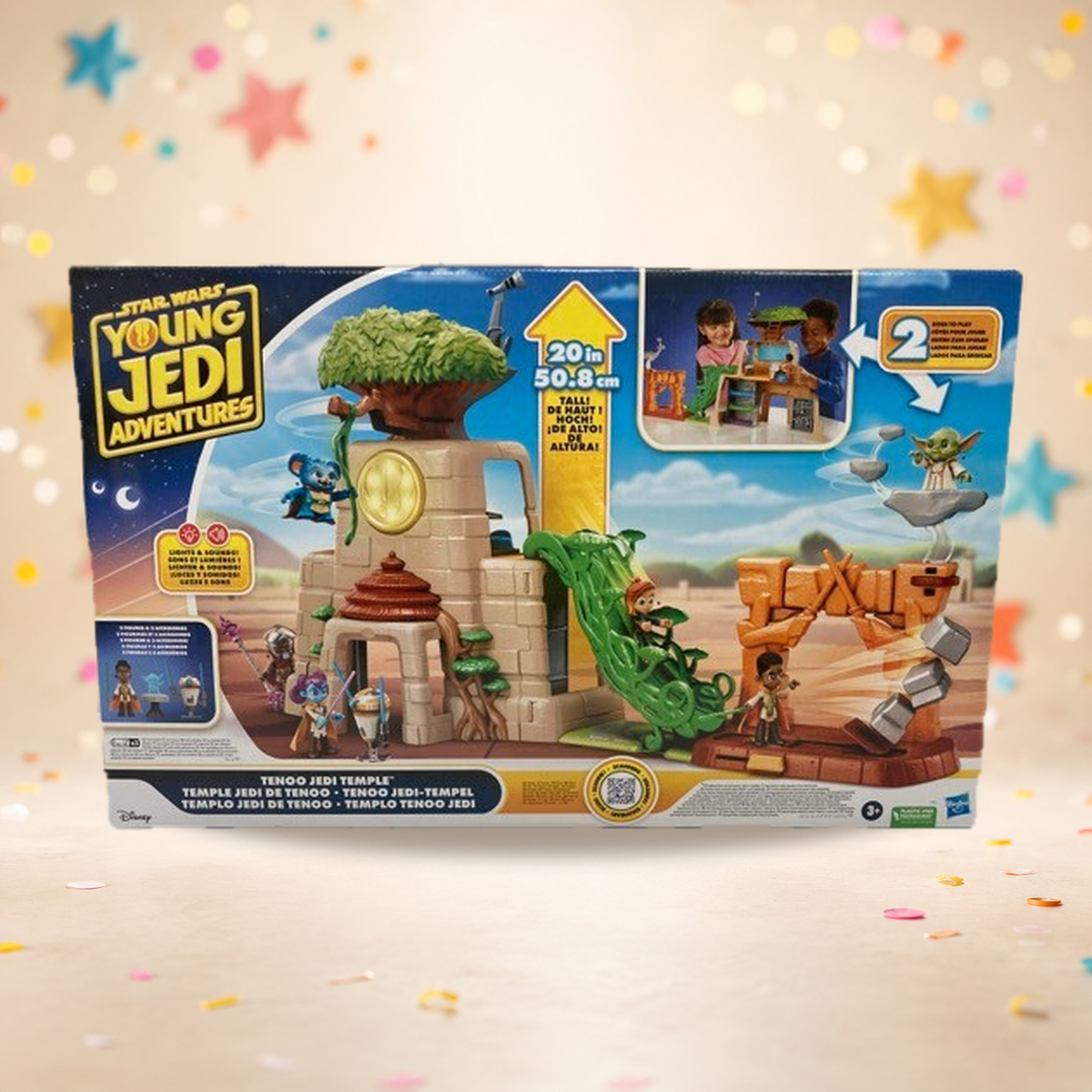 Star Wars Templo Jedi de Tenoo, 50,8 cm con luces y sonidos