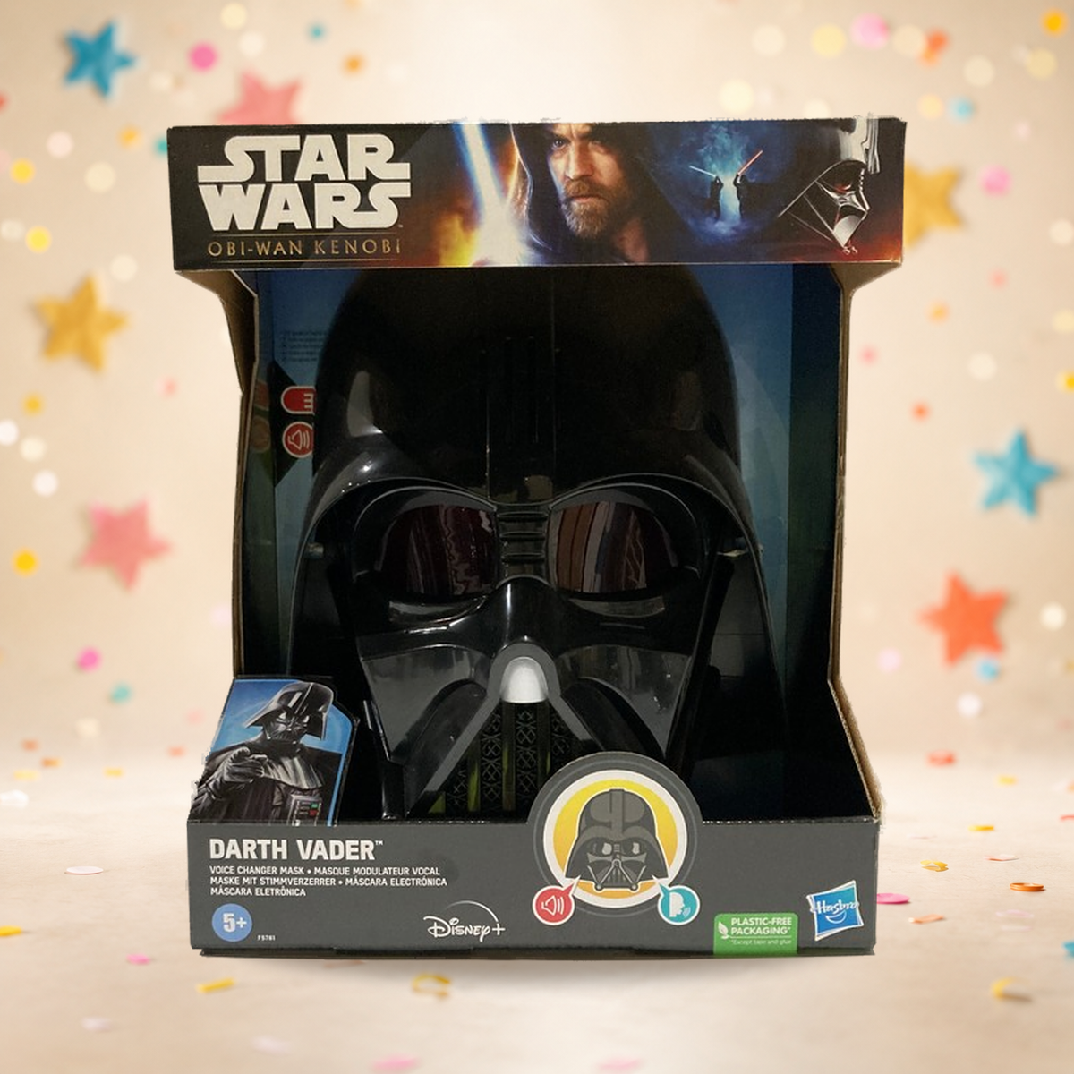Star Wars Máscara de Darth Vader con modulador de voz