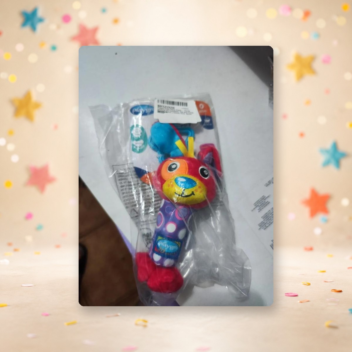 Playgro Clipsy Penny Puppy · Pack de 20 sonajeros de peluche para bebé, 0 m+ - miniatura 3